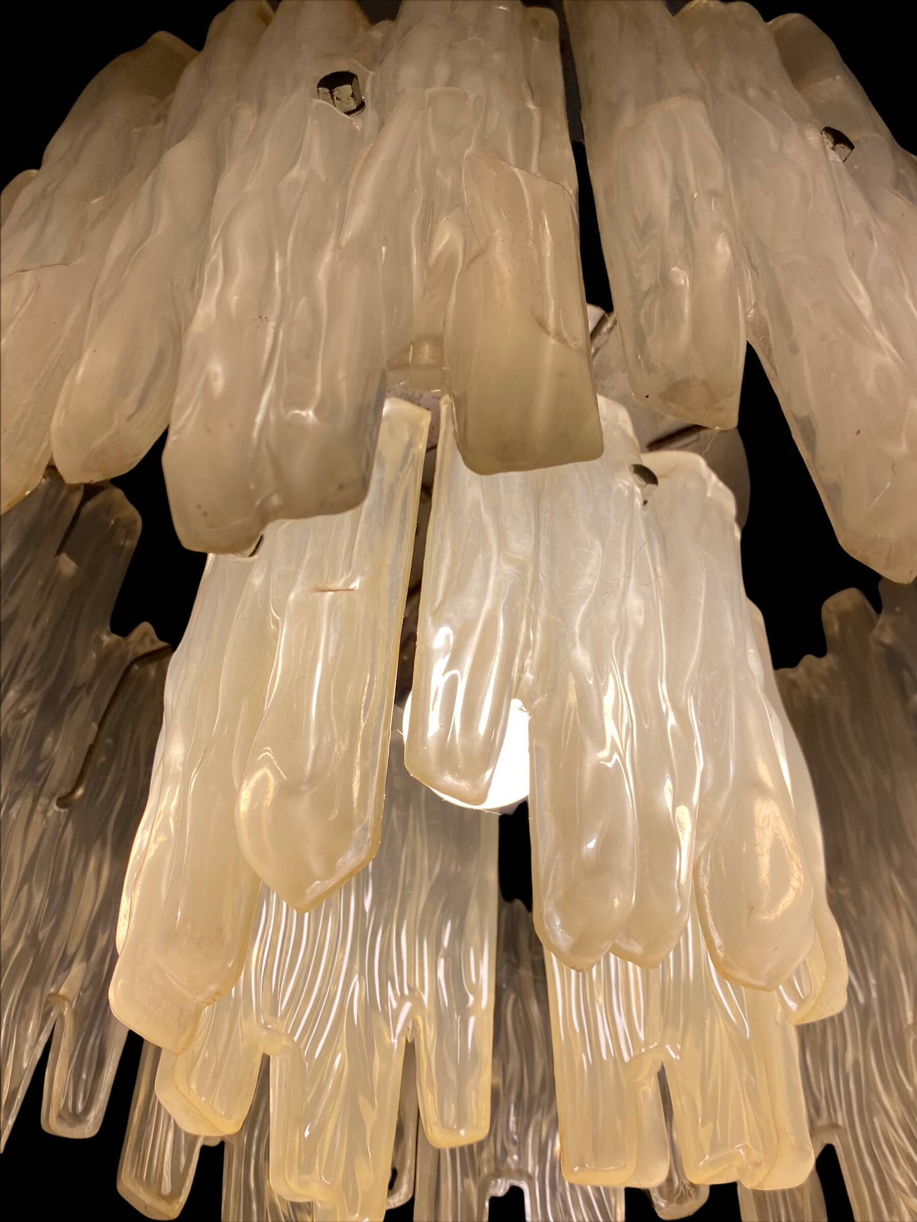 Jt Kalmar transparent leaf chandelier