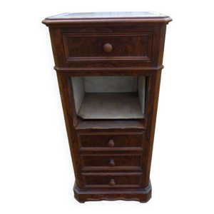 Chevet à roulettes  - noyer