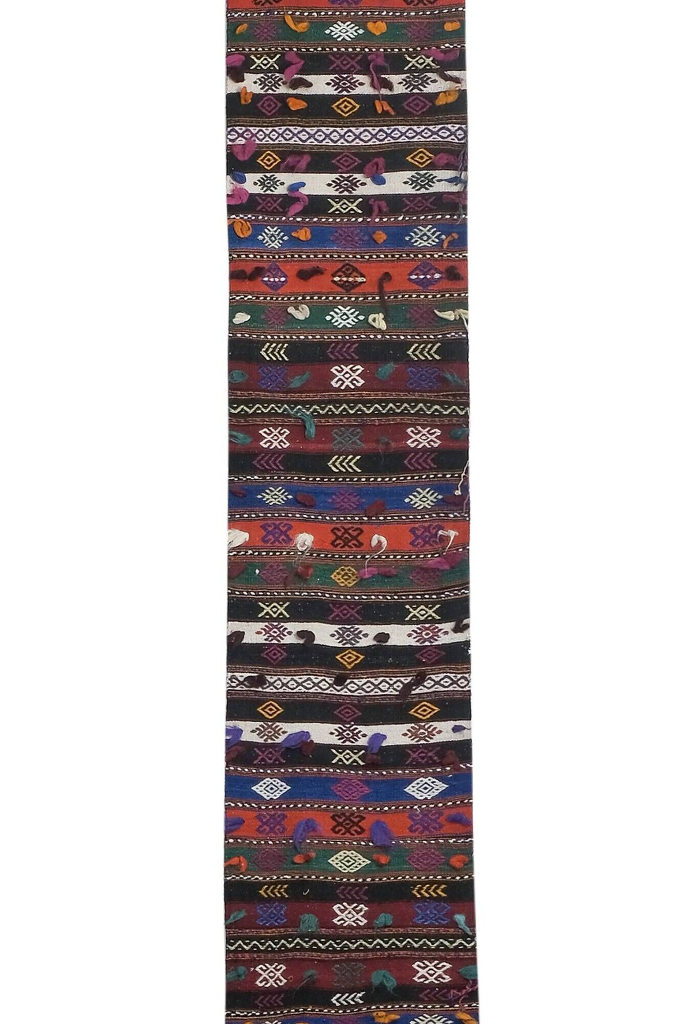 Tapis de couloir turc vintage