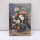 Huile sur panneau, bouquet de fleurs, Pinot Vialet