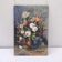 Oil on panel, bouquet of flowers, Pinot Vialet
