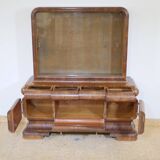 Art Deco Display Cabinet Walnut 1920s 1930s
