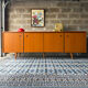 Vintage Scandinavian teak sideboard, 1970.