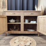 Buffet bas chêne massif