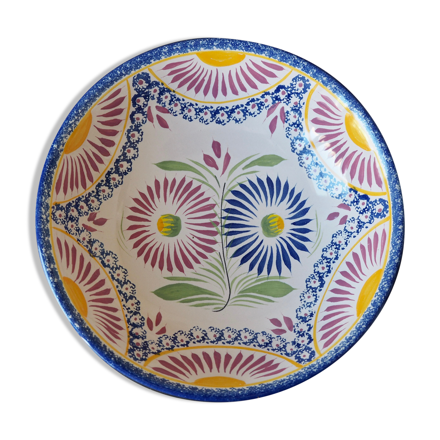 Serving salad bowl Henriot Quimper