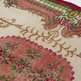 Flower Design Oushak Turkish Floral Rug SKU 2645
