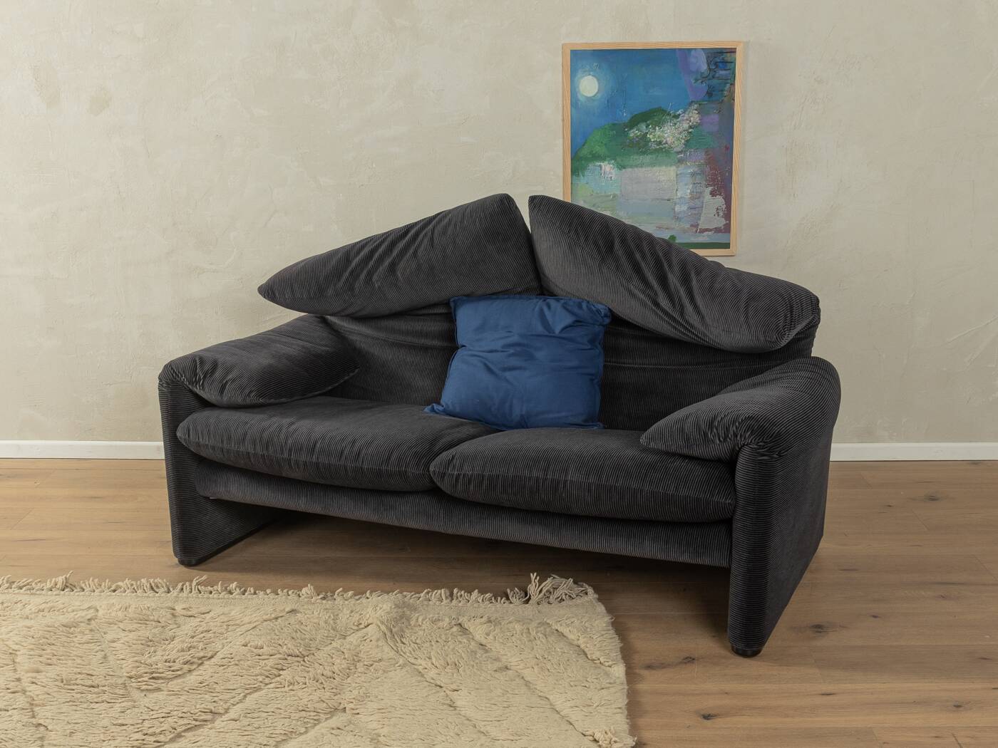 675 MARALUNGA sofa, Vico Magistretti, Cassina