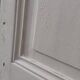 Porte h220x42cm étroite de placard ancienne panneautée moulurée