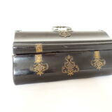 Domed Napoleon III hinged chest by Alphonse Giroux in Paris