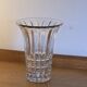 Moulded glass vase 1950 Art Deco