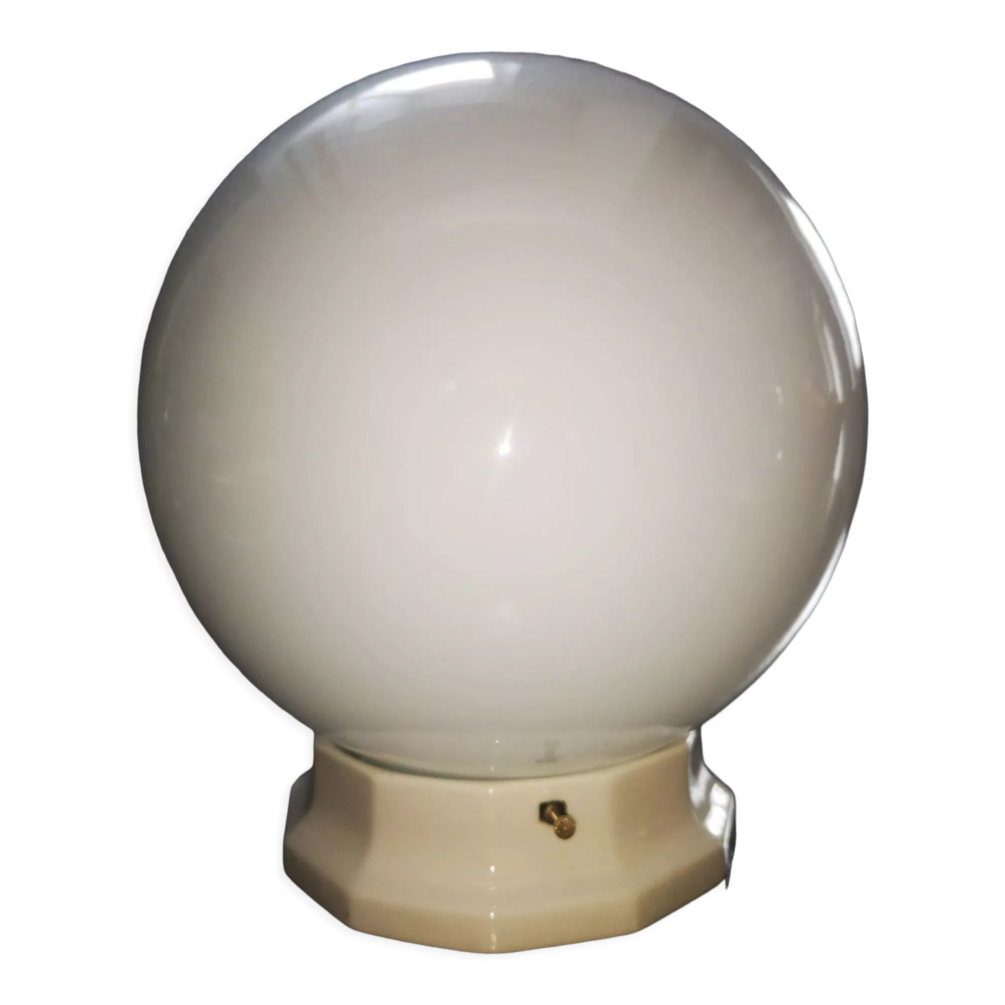 Ceiling lamp opaline globe