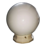 Plafonnier globe opaline