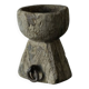 Small family bowl turned candle holder