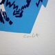 Jean Coulot: benevolent gaze, signed original screen print