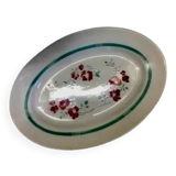 Plat en faïence vintage