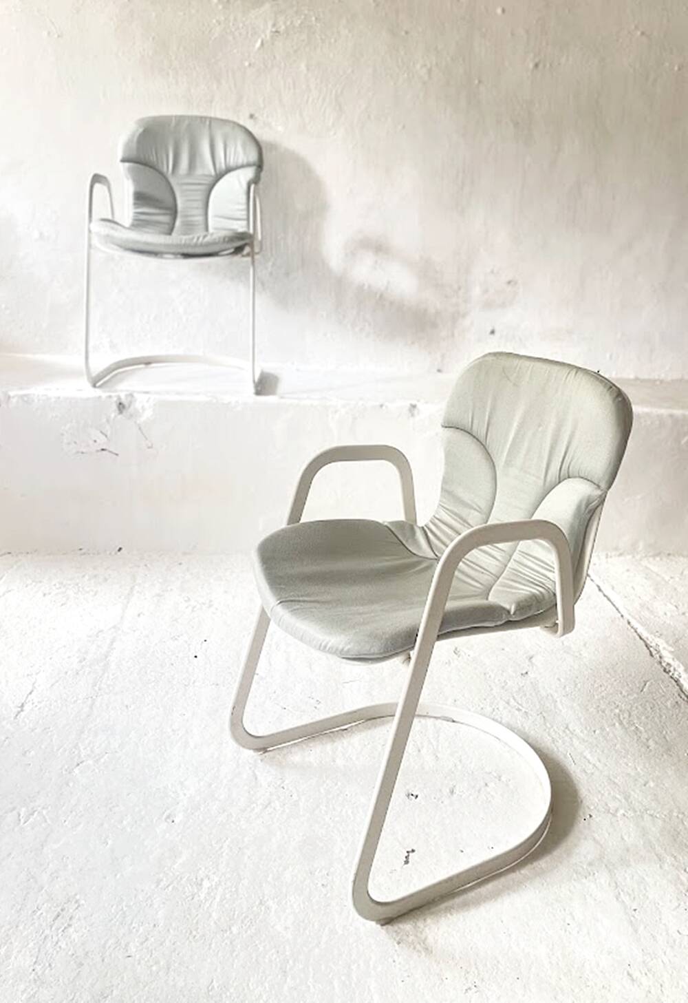 Cidue dining armchair by Willy Rizzo Italy 1970s