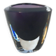 Mini purple crystal vase, 1970