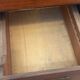 Oak craft cabinet with 5 drawers from the 1930s/1950s