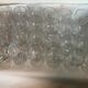 Lot 24 old crystalline glasses blown and bubbled 2 different sizes