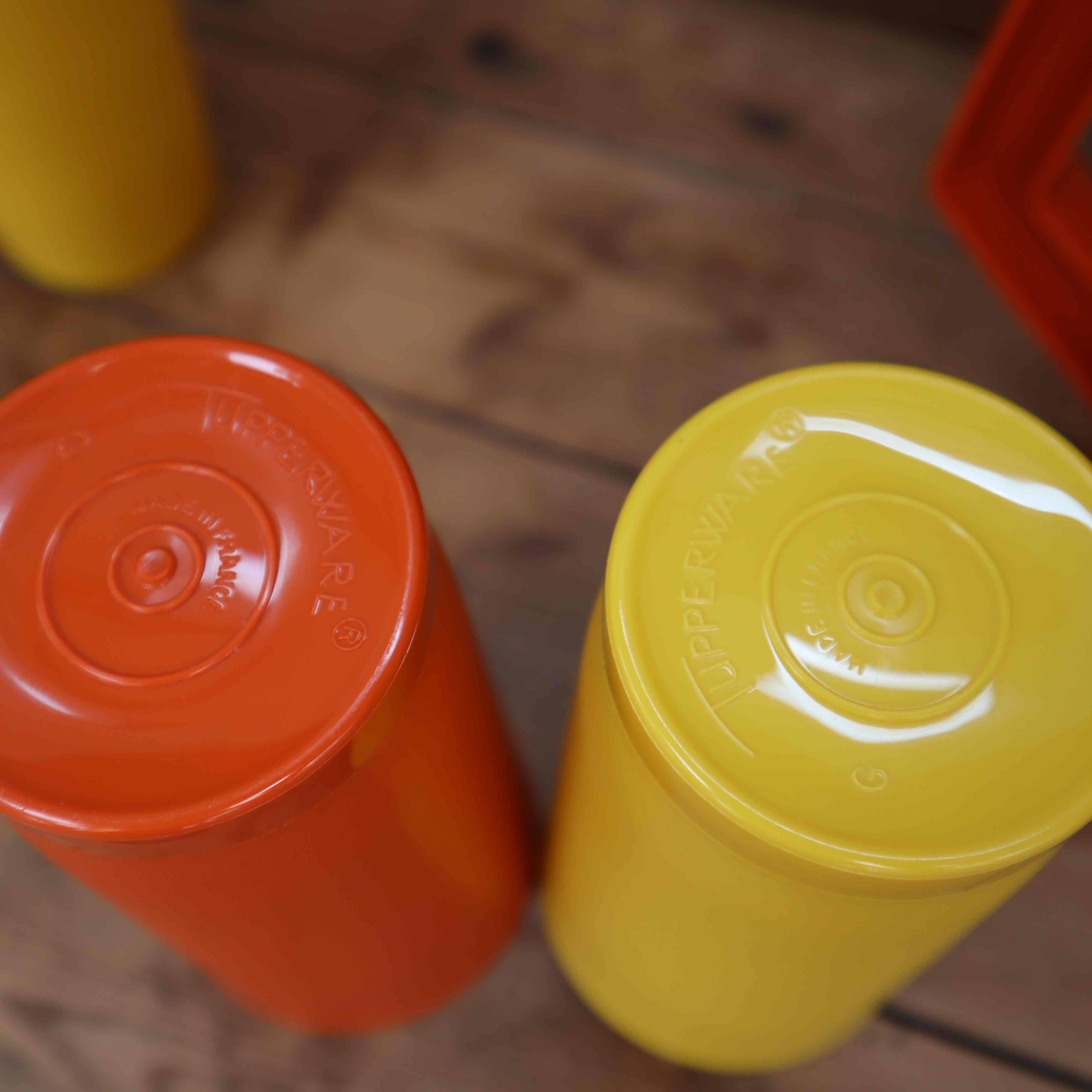 Vintage Tupperware orangeade set, 70s.