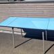 Table bleu formica vintage