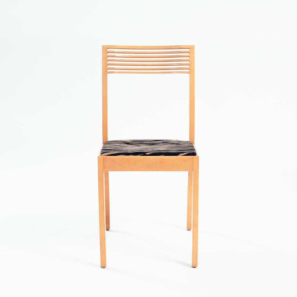 Chaises sculpturales en hêtre de design hollandais par Castelijn, années 1980