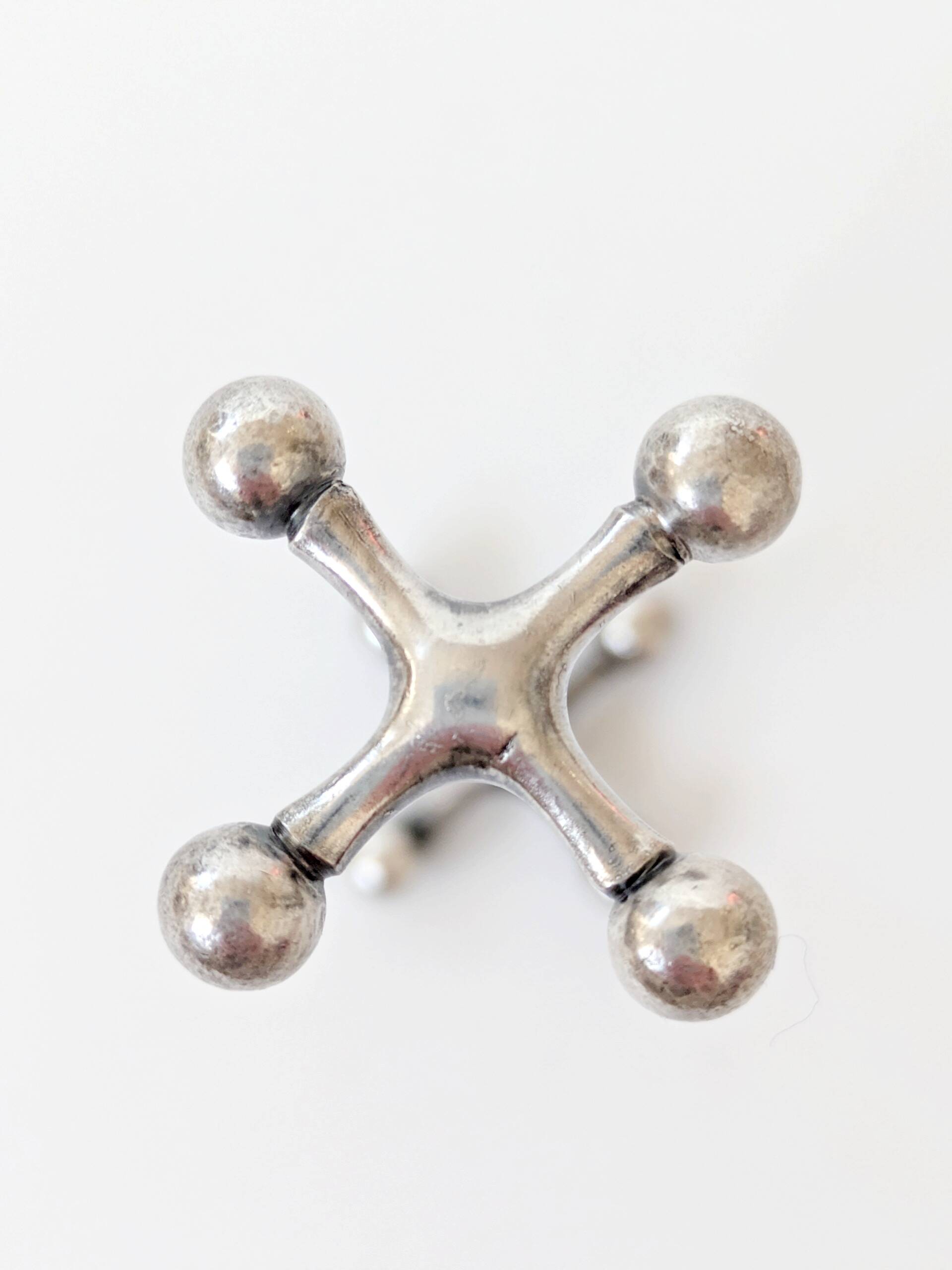 Set of 6 WMF Silver-Plated Knife Rests, Jack Style, Vintage 1970s