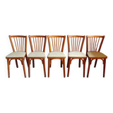 Set of 5 Baumann 53 bistro chairs
