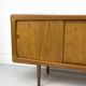 Vintage Teak Sideboard with Drawers and Sliding Doors, 1960s