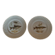 Fish plates series of two Luneville 50s