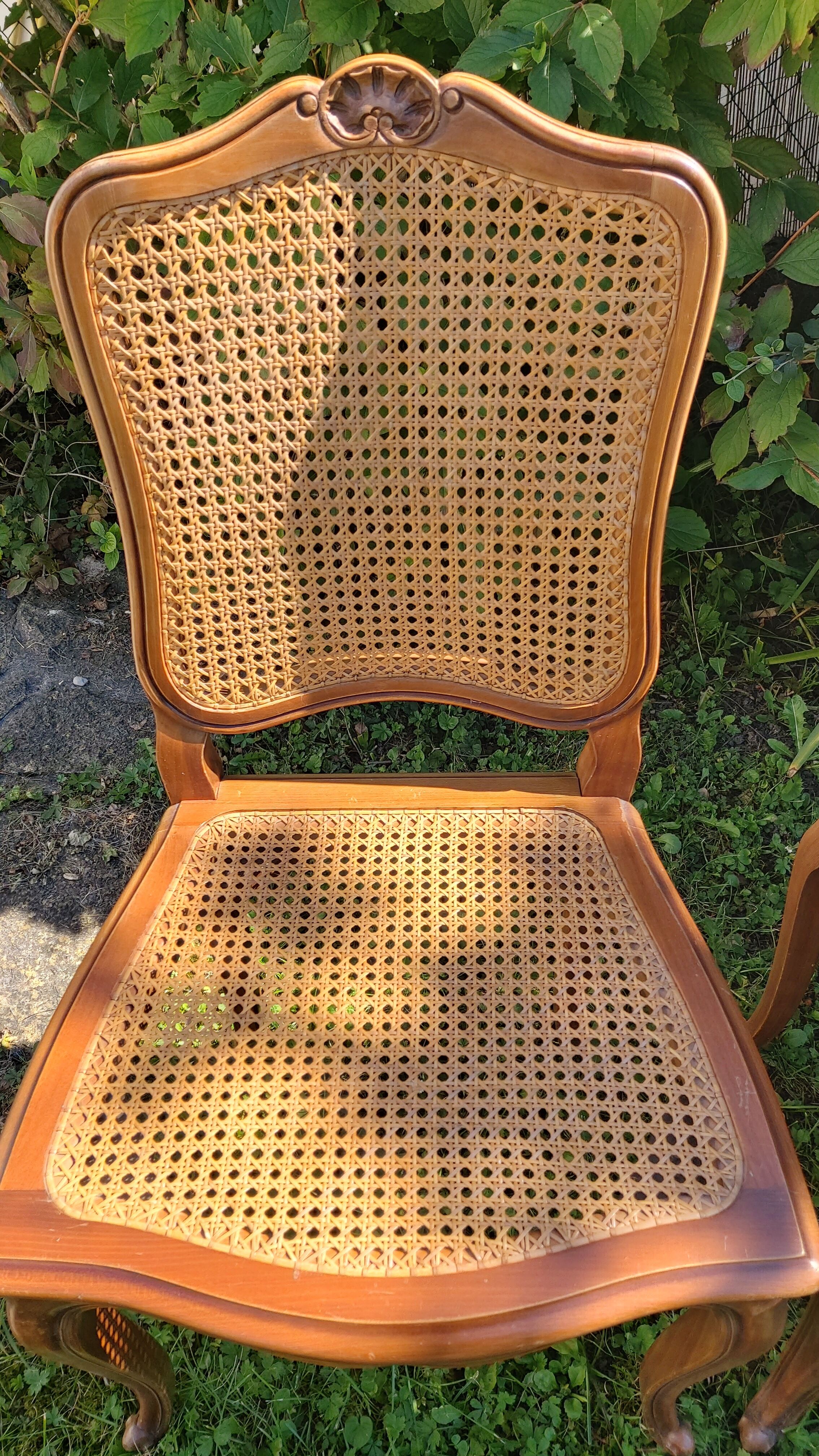 set of 4 regency style chairs