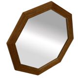 Vintage 70s Pine Mirror Swedish Design