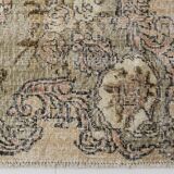 Rug For Living Room Cream Brown Vintage Rug, 209x319Cm