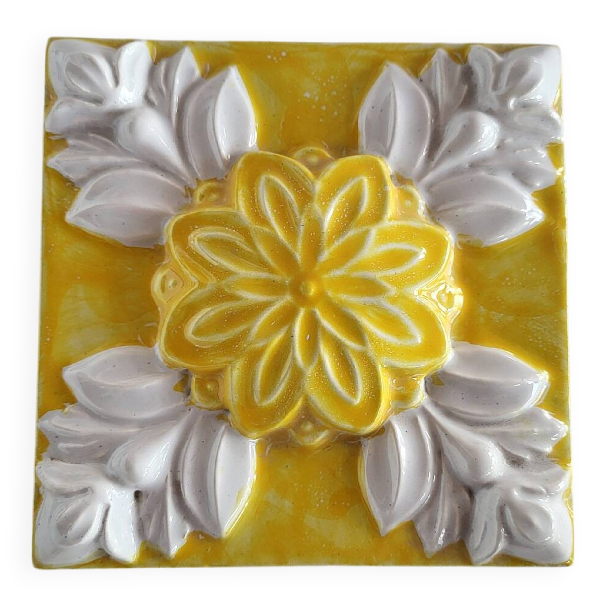 Handmade Embossed Portuguese Art Tile