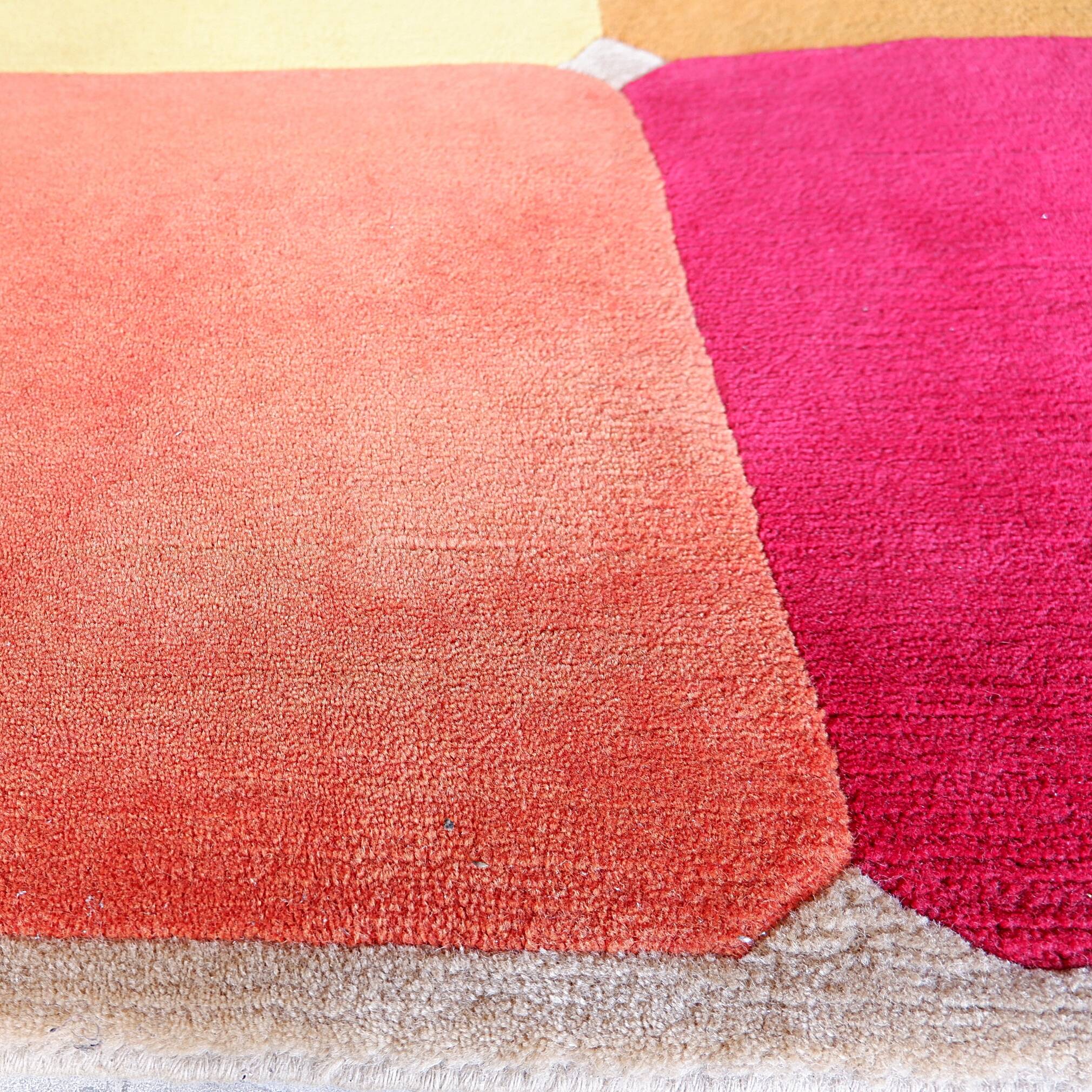 Wool velvet carpet "Robert Le Héros" Paris - 1990s 186x278