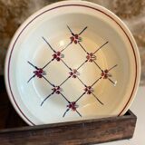 Plat saladier fleuri