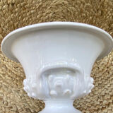 Medici-style glazed ceramic pot cover, Italy