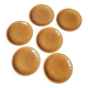 Lot n°2 of 6 Salins barbotine dessert plates