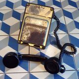 Vintage bakelite dial telephone