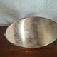 Serving aperitif dish in silver metal WMF German art deco