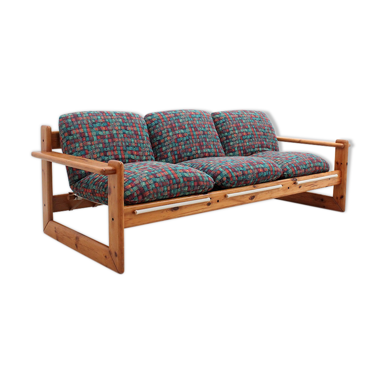 Vintage italian design 3 seater sofa 1970s