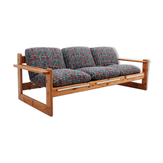 Vintage italian design 3 seater sofa 1970s