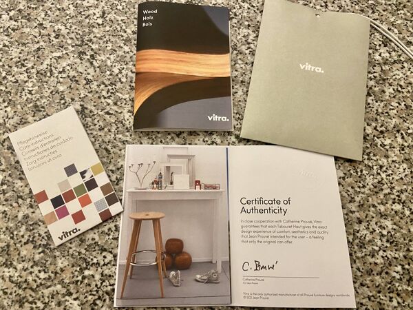 Tabouret haut jean prouvé 1942