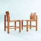 Chaises de salle à manger en pin 2 Knud Friis & Elmar Moltke Nielsen (Friis & Moltke)