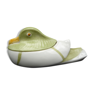 Boite bonbonnière canard porcelaine Théodore Haviland pour Em Sandoz