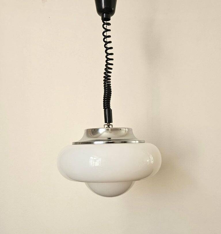 Rare Midcentury Pendant Meblo, Space Age, Harvey Guzzini, Italy, 1970s