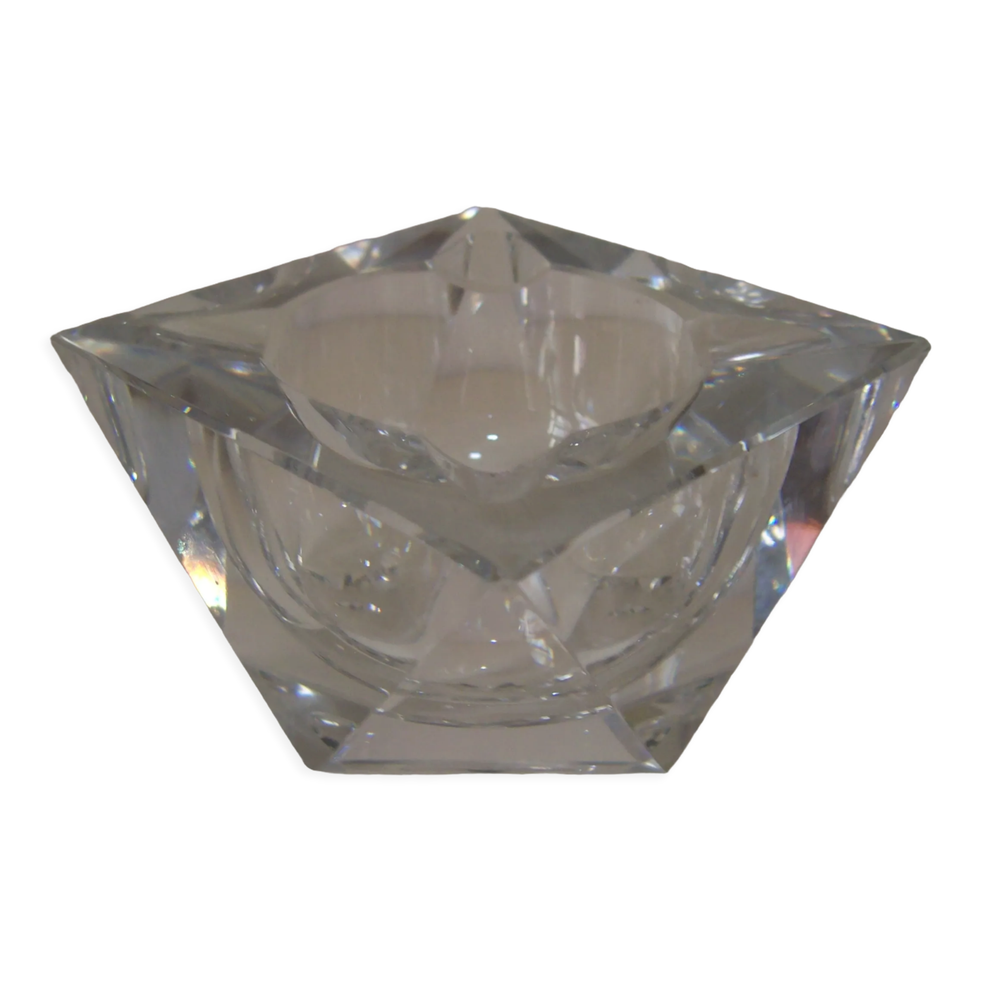Saint Louis crystal ashtray