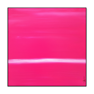 Tableau peinture "pink diamond"