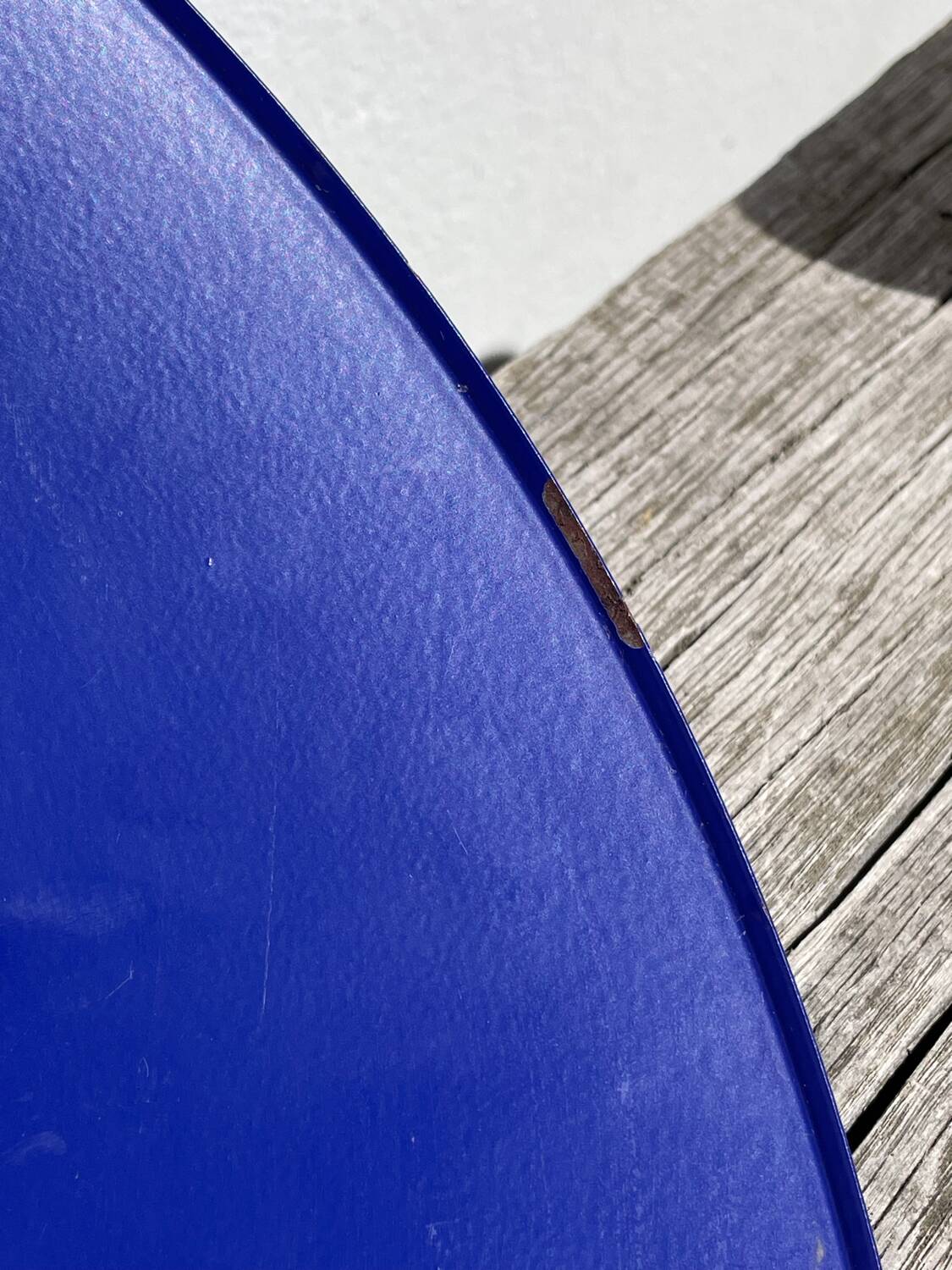 Postmodern blue metal pendant light Glossy