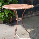 Table guéridon de jardin ancien fin XIXème
